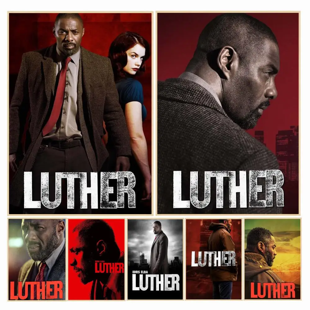 tv series L-Luther-R Painting Calligraphy Boho Botanical Decor for Living Room Elegant Home Style