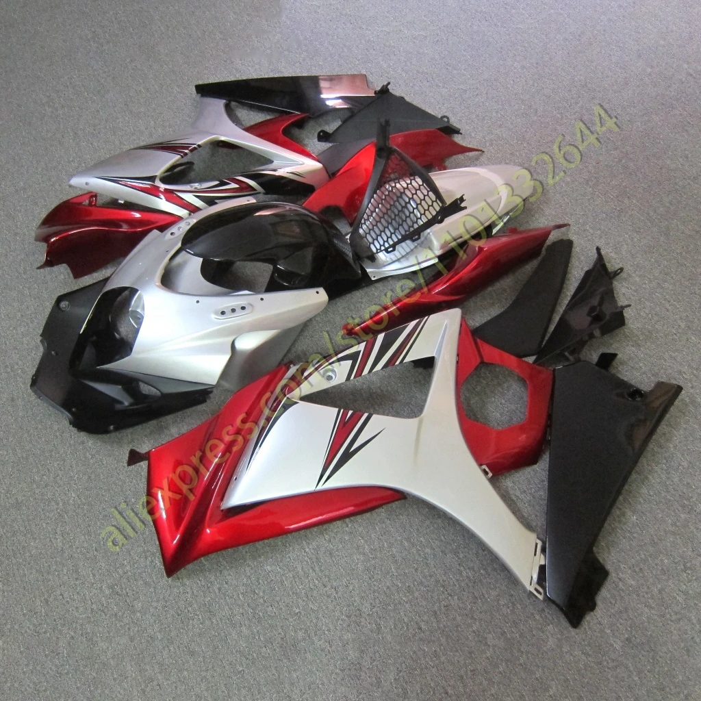 Motorcycle Kuip Set GSXR 1000 2007 2008 Blauw Wit Stroomlijnkappen Panel Kit Carrosserie Fit voor GSXR 1000 07 08