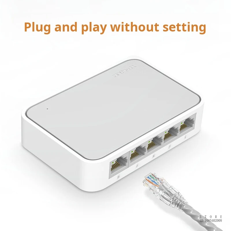 TP-LINK 5-port Gigabit Switch Network Cable Network Splitter Home Dormitory Splitter Mini Plug and Play TL-SG1005+