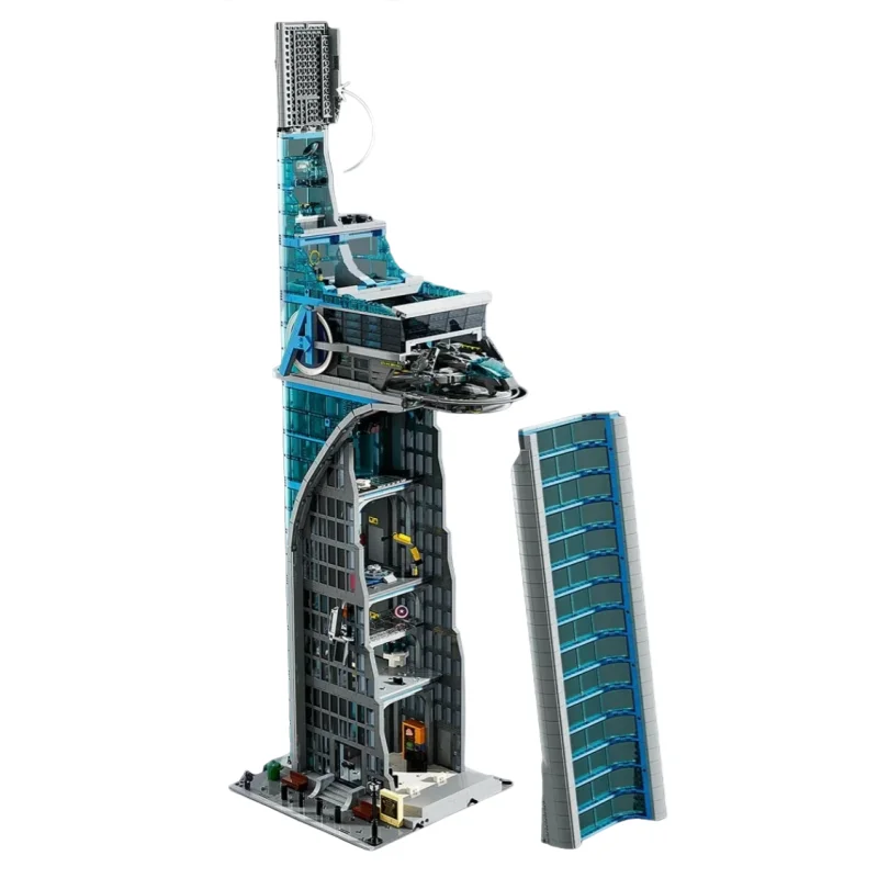 Nieuwe modulaire gevechtstoren bouwmodel bouwstenen klassieke toren bouw huisdecoratie jongens kerstcadeau