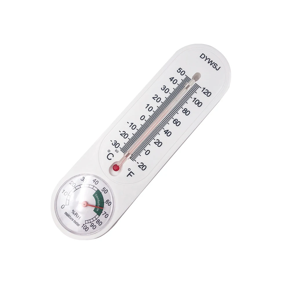 1PCS Indoor Thermometer Hygrometer Wall-mounted Garden Temperature Meter Humidity Meter Hygrometer Breeding Digital Thermometer