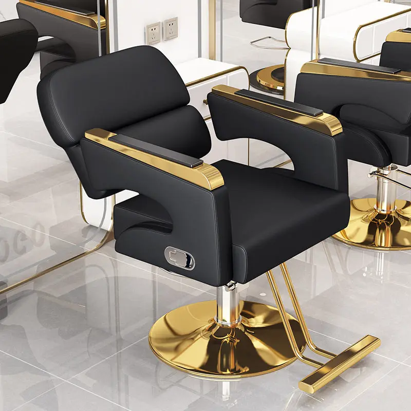 Specialized Lifting Barber Chairs Rotating Barber Chairs Shaving Exfoliation Commercial Furniture Sedia Da Barbiere ZY40LFY