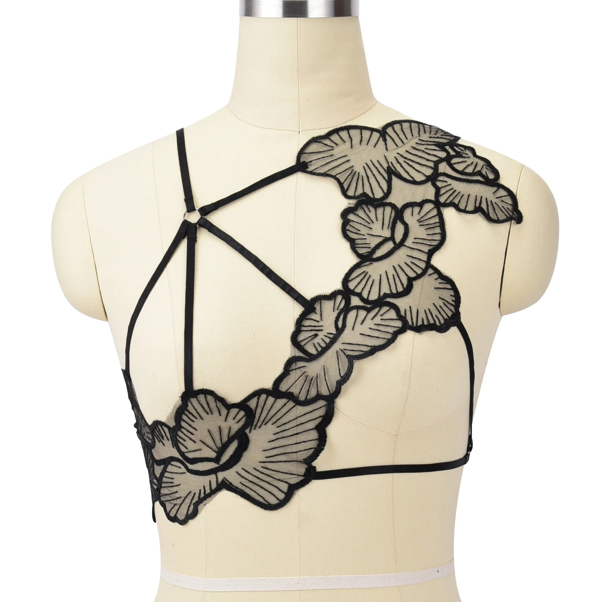 

Cage Bra Sexy Lingerie Fetish Wear Bondage Harness New Harajuku Gothic Body Harness Combination Adult Pole Dance Harness