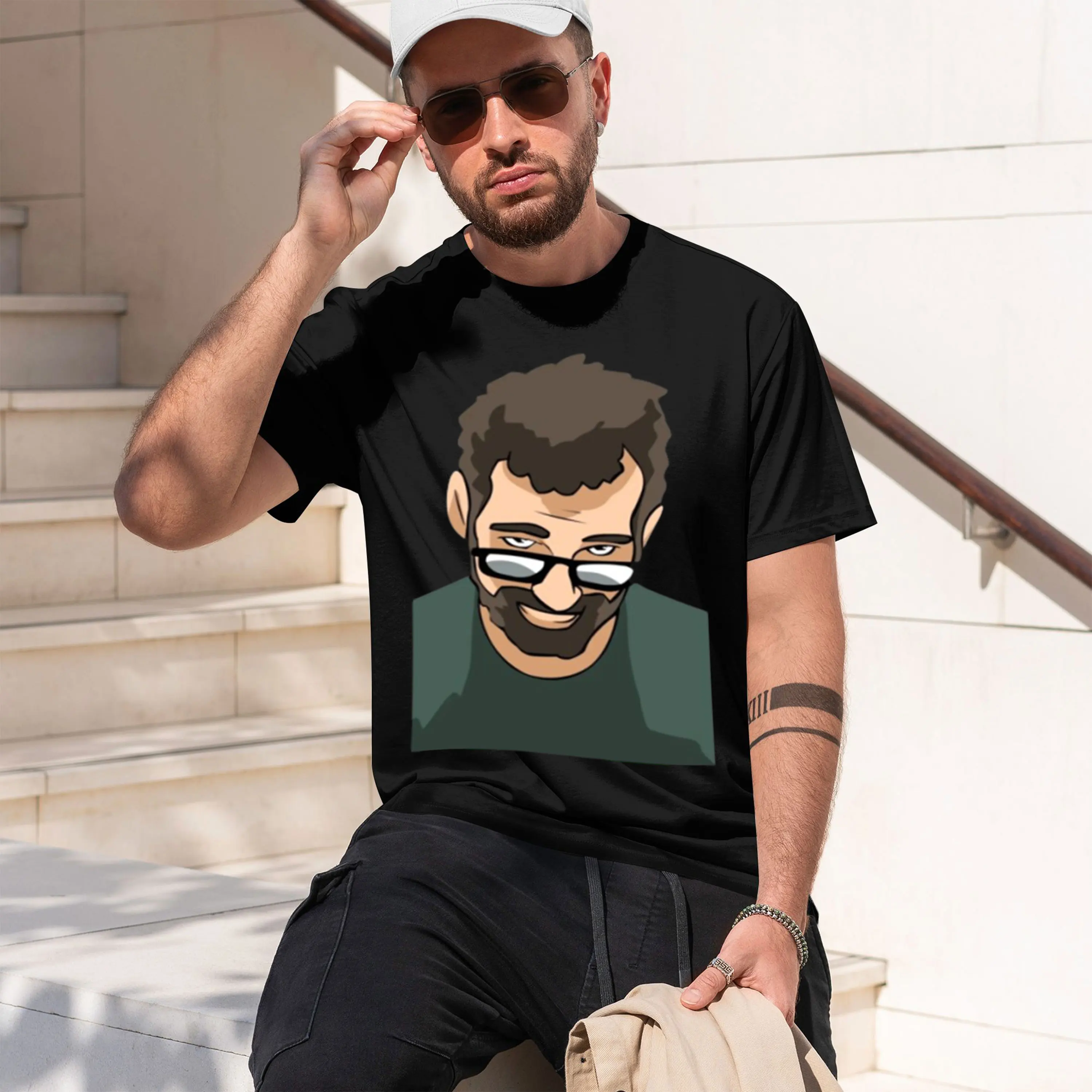 No puedo vivir, reír ni amar en estas condiciones. Sticker 2026 Nuevo modelo Camiseta de manga corta con cuello redondo para hombre, estilo clásico informal, múltiples opciones.