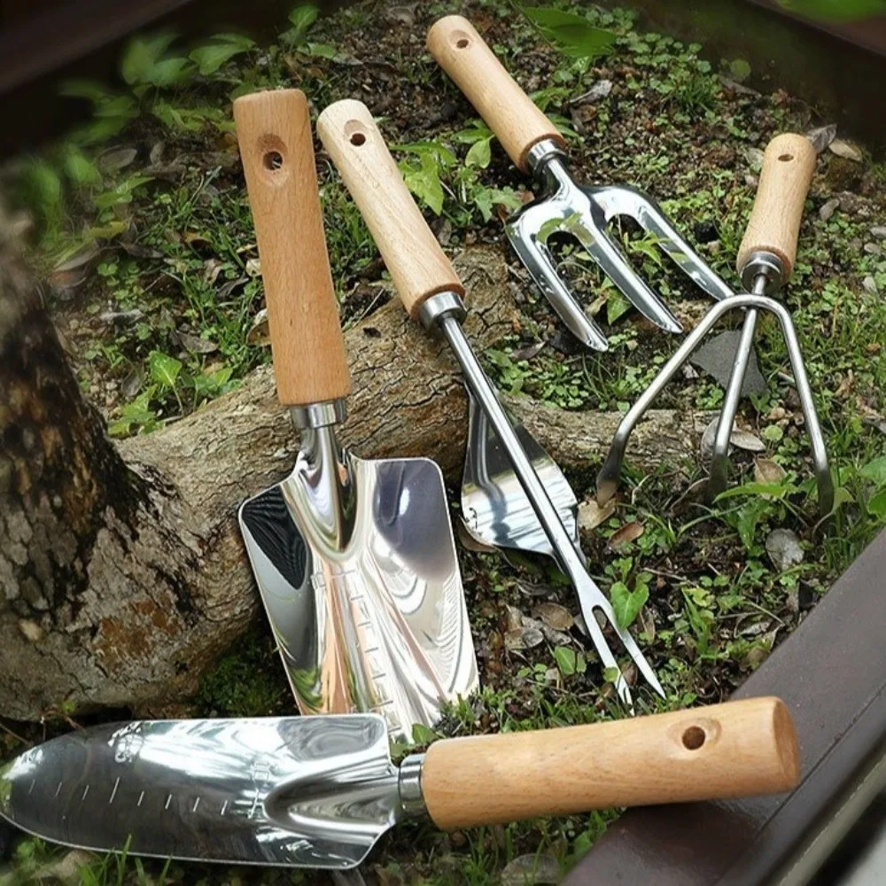 11pcs/set Professional Garden Hand Tool Set Handheld Non-Slip Horticultural Planting Tools Weeder Sprayer Gardening Spade Kit