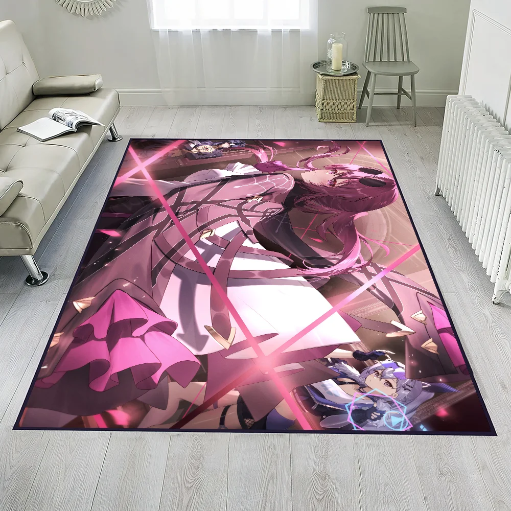 Honkai Star Rail Kafka Door Mat Entrance Non-slip Washable Kitchen Carpet Living Room Hallway Rug Bathroom Decoration