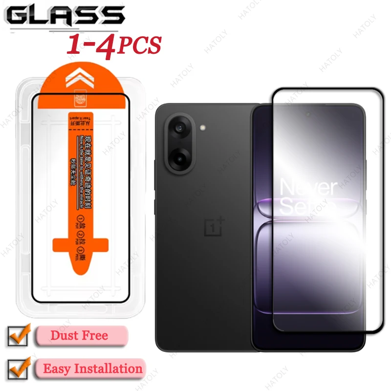 Einfache Installation für OnePlus Ace 5 Racing Glass Staubfreier Displayschutz für OnePlus Nord CE5 Film Schwarzer Rand Schutzfolie