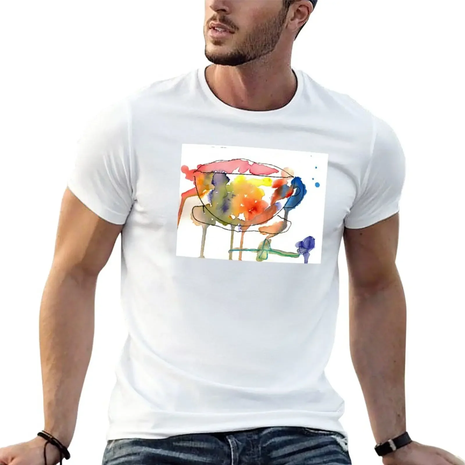 

A Teacup Drawing Through the Eyes of Rita T-Shirt oversized cute clothes summer tops plain t shirts men