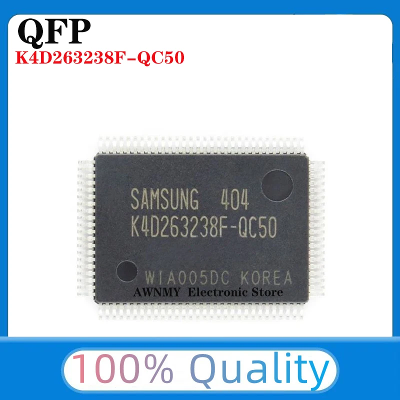 (10piece) K4D263238F-QC50 K4D263238F-QC K4D263238F K4D263238 TQFP100 Best Quality