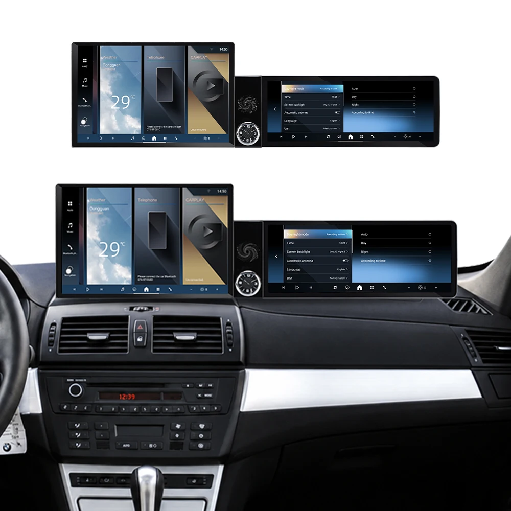 For BMW X3 2003‑2012 CCC Vertical Tesla Screen 13.1