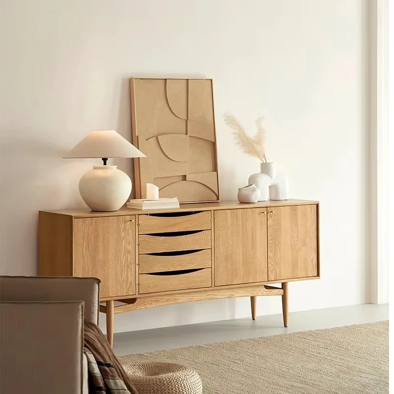 

Living Room Furniture Modern Unit TV Table, Wood Media TV Console Cabinet