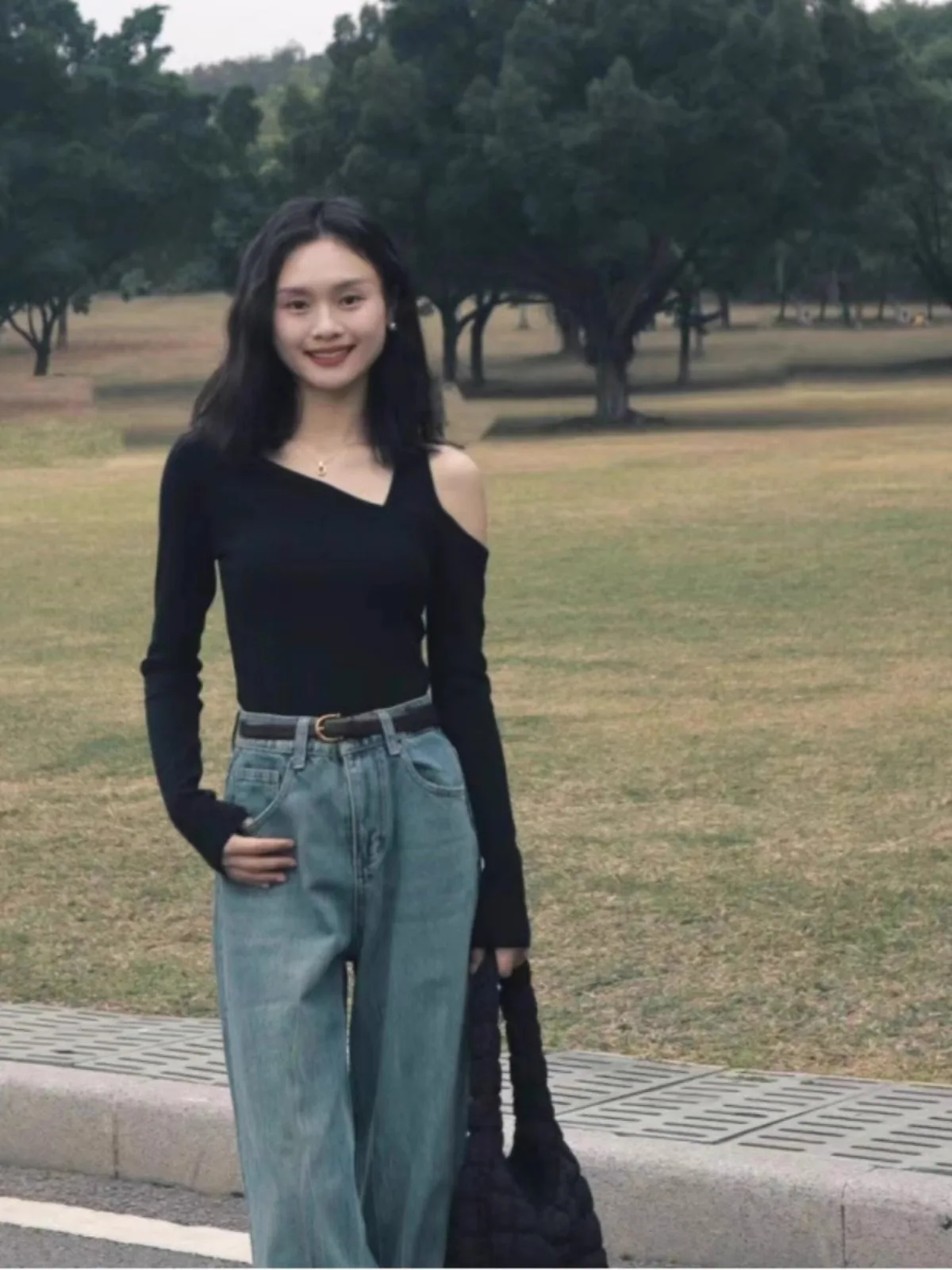 Sweaters Jumpers Pullovers Women European Style Half Turtle Oversize Solid BF Y2K Business Meeting Professional Modern Simple OL