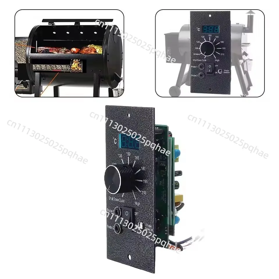 Smart Digital Display Controller for Pellet Carbon Smoker Grill with Precise Temperature Control