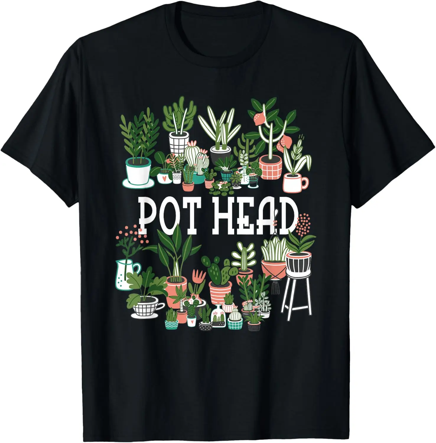 Men's Graphic Print T‑Shirt, Casual Short Sleeve Crew Neck Tees, Summer Daily Wear Soft Cotton Tops for Male. Plant Lover And Gardener: Short Sleeve T-Shirt