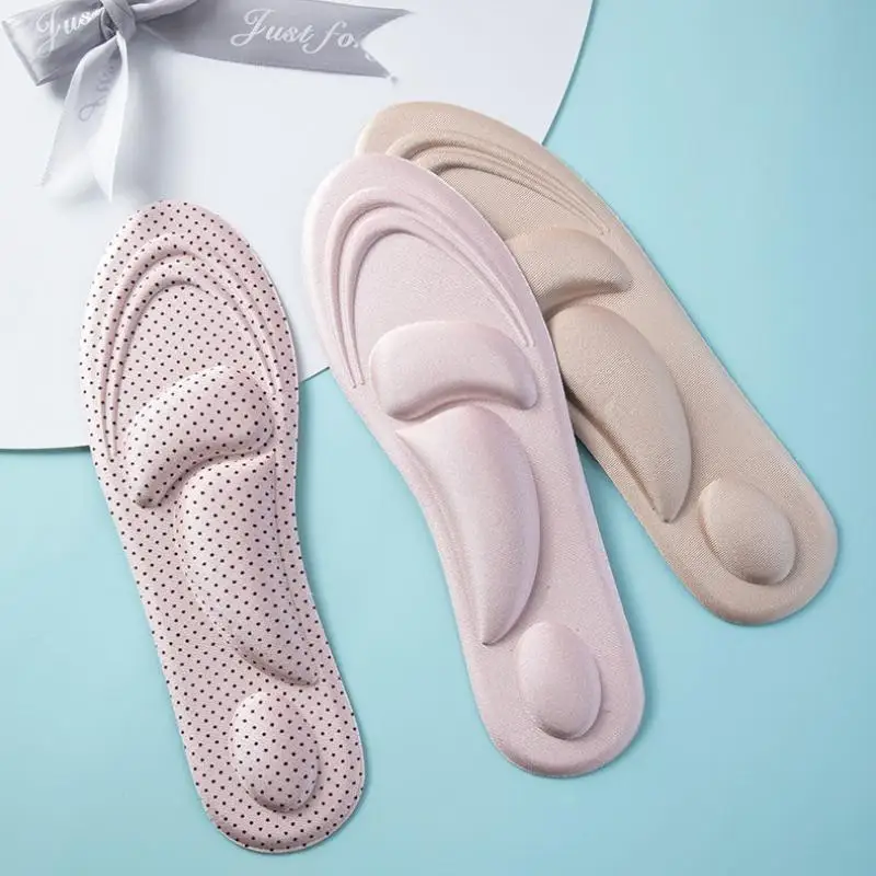 4D-Memory-Schaum-Orthopädische Einlegesohlen für Schuhe, für Damen und Herren, bei Plattfüßen, zur Unterstützung des Fußgewölbes, mit Massagefunktion, bei Plantarfasziitis, Sport-Einlegesohle. – Detail 5