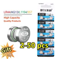 10-50PCS 1.55V AG13 LR44 L1154 RW82 SR1154 SP76 pila SR44 Button Batteries A76 LR1154 GP7 Cell Coin Watch Toys Remote Battery