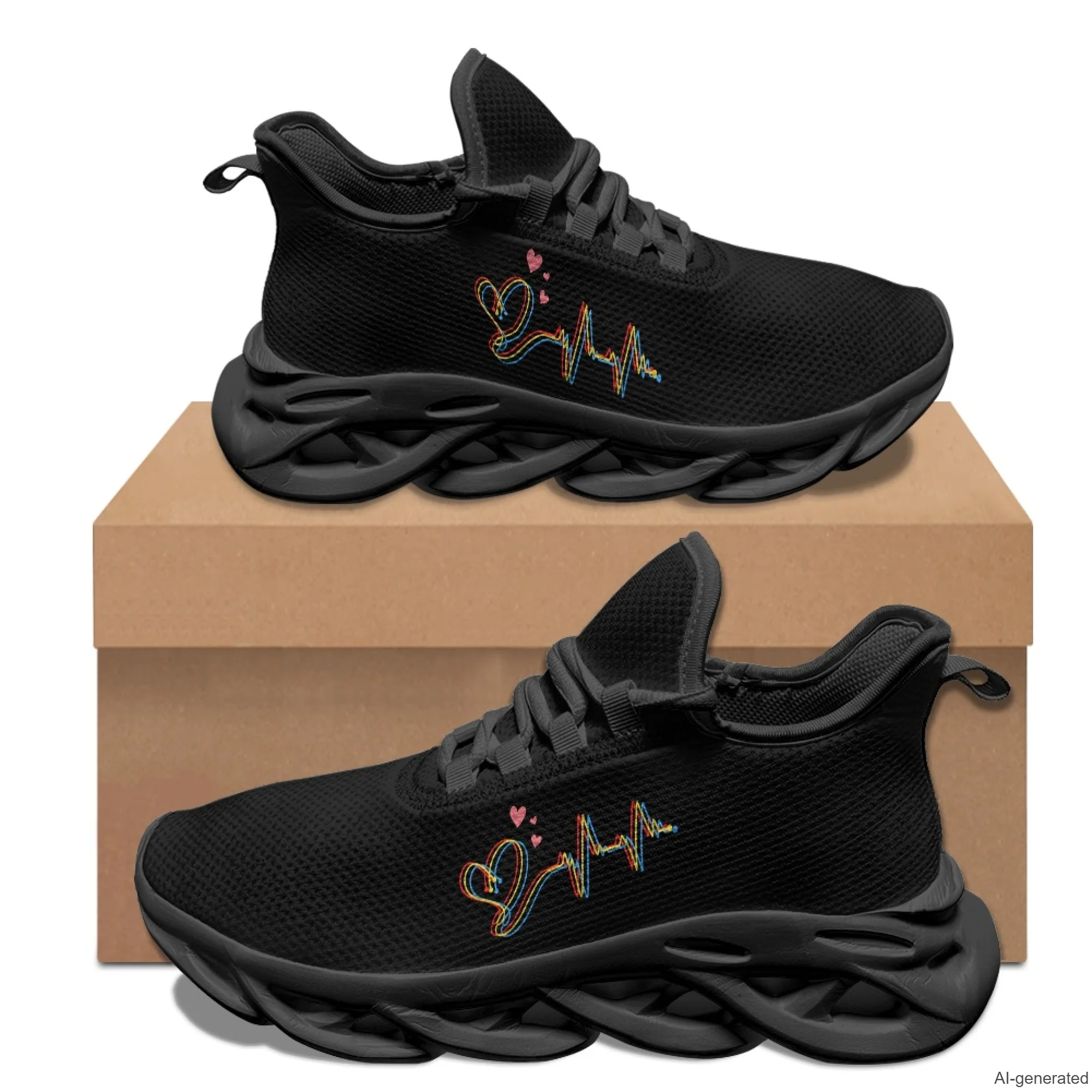 XIXIRIMIDO Max Soul Shoes Nurse Print Running Shoes for Men Casual Fashion Women Snakers for Doctors and Nurses 35-48