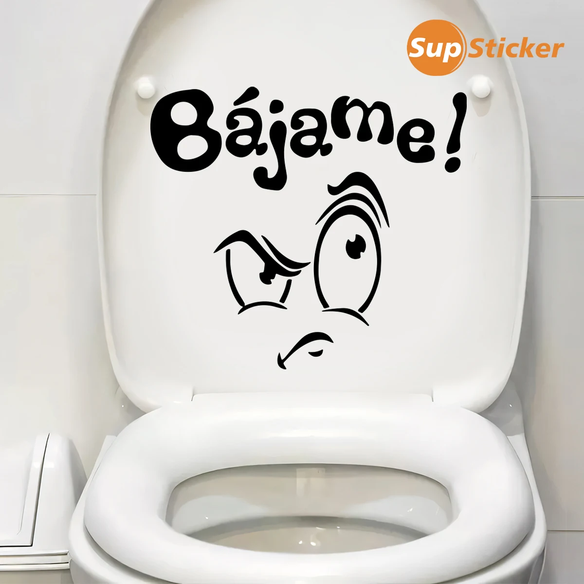 Adorable Toilet Seat Stickers: Self-adhesive, Waterproof & Removable Decals for Bathroom Decor. Easy Peel & Stick!