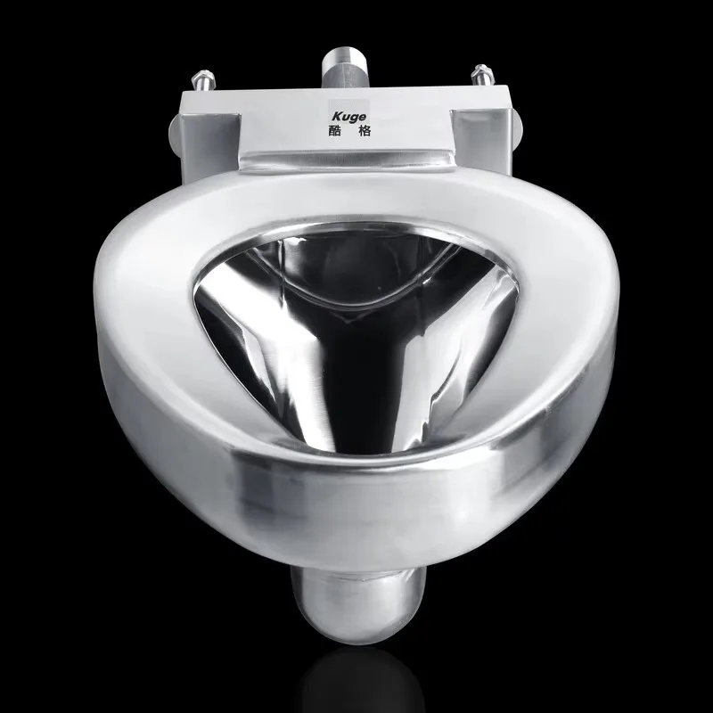 American Style Wall Hung P-trap Stainless Steel Prison Toilet Bowl for Sale