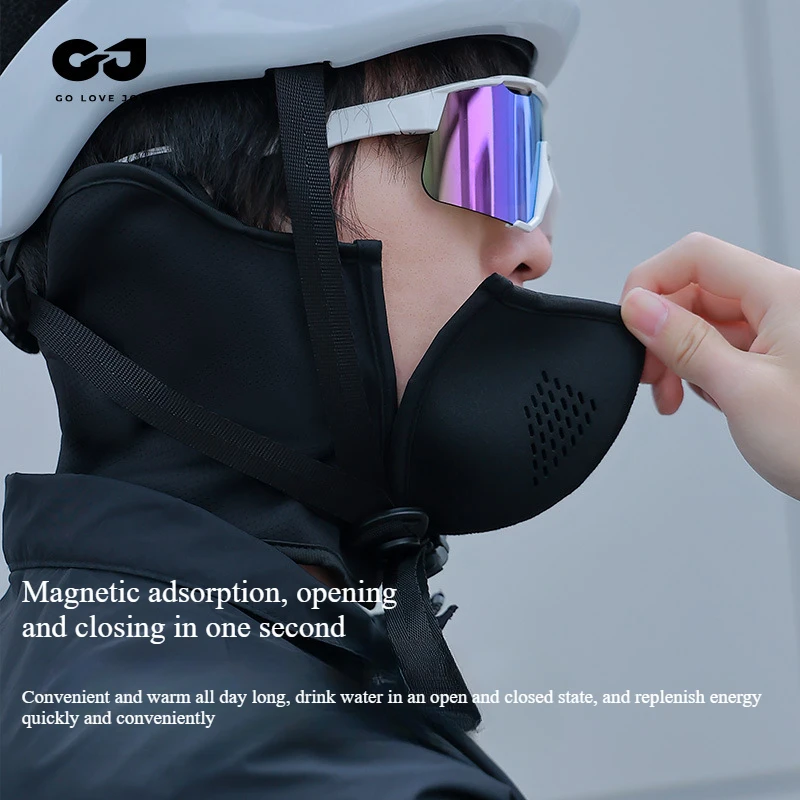 Otoño Invierno ciclismo máscara bufanda esquí protección facial Biker Bandana casco caliente capuchas para hombres equipo de senderismo motocicleta Buff productos