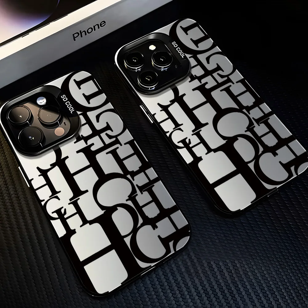 Fashion Letters C-CHs-S Phone Case for Samsung Galaxy S26 S25 S24 S23 S22 S21 S20 Note20 FE Ultra Edge Plus 4G5G Anti Fall Cover