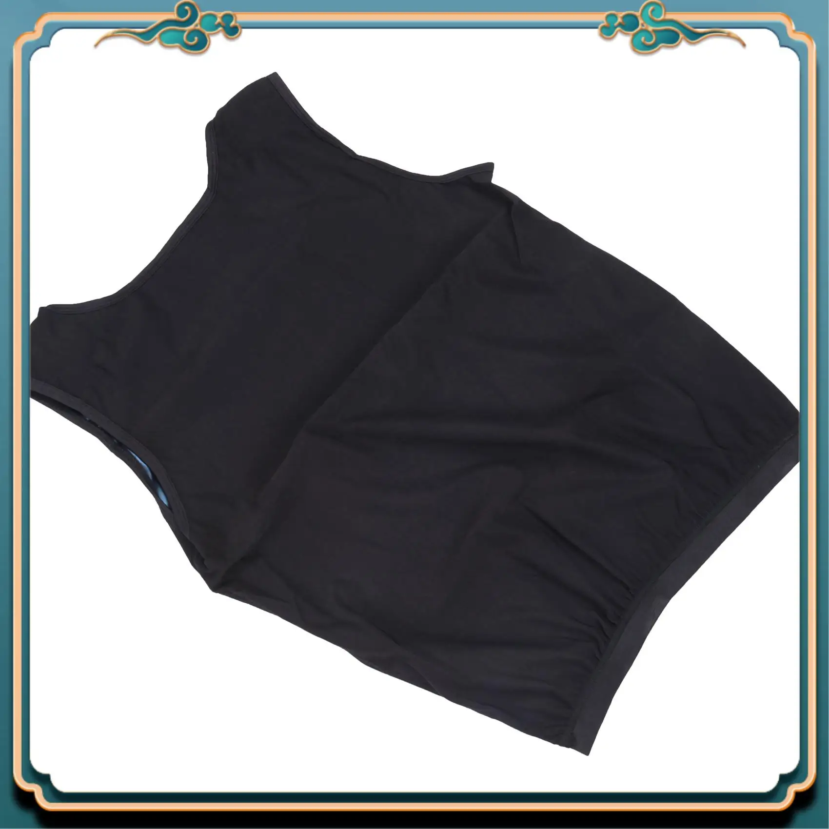 

ABMV-4X Жилет для сауны Премиум-майка для тренировок Полимер для похудения Втрата веса Фитнес Мужской X/L