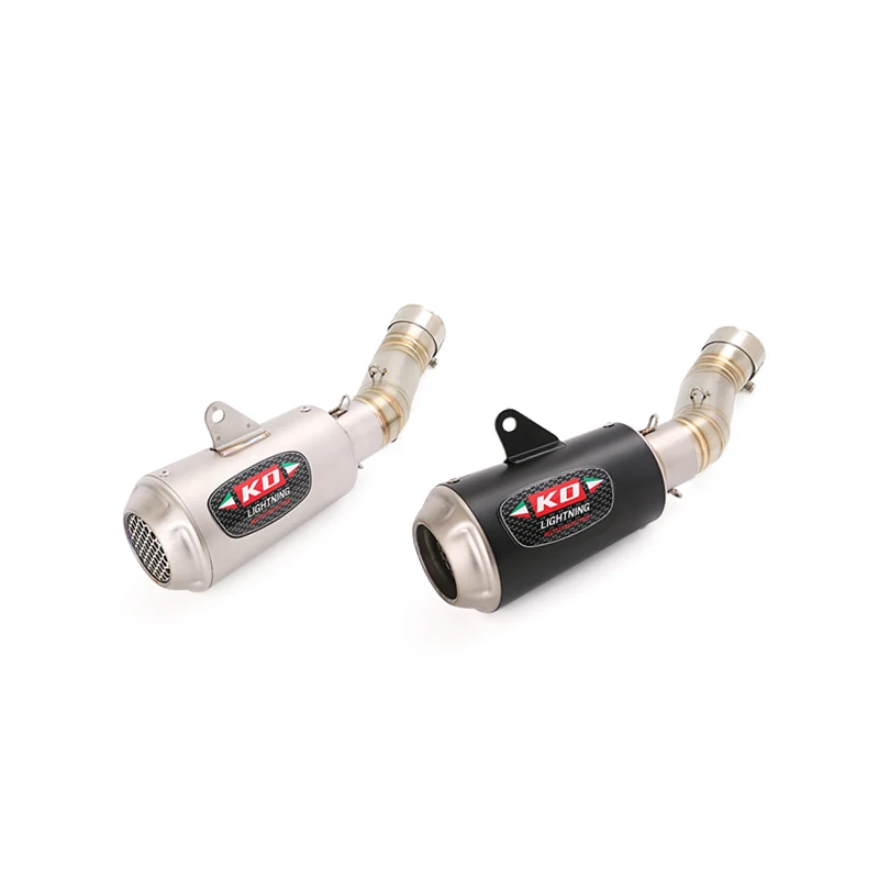 

For Honda CBR400R CBR500R CB500F 2016-2025 CB500X CB400X Exhaust System Mid Pipe 51mm Muffler Motorcycle Stainless Steel Escape