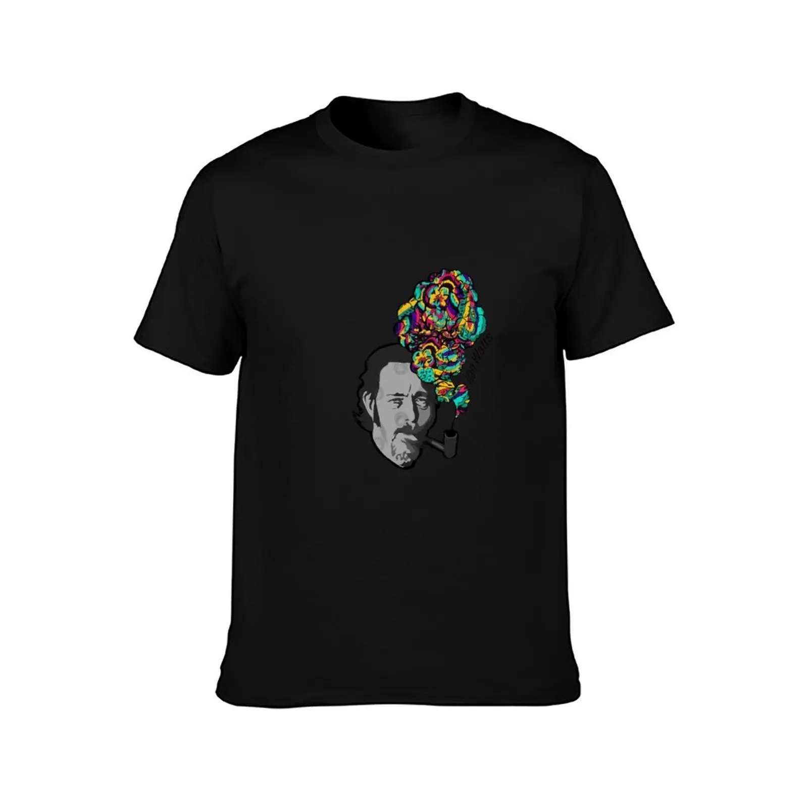 Alan Watts T-Shirt Abstract Pattern Print Top T-Shirt