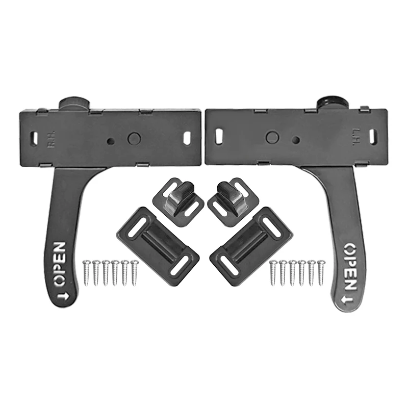 RVs Screen Window Door Handle Latches ABS Construction Easy Installation Universal Antislip Grip Campers Trailer Left/Right Hand