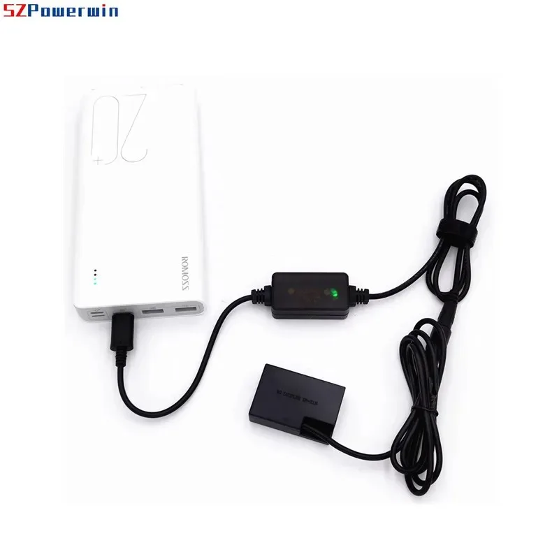 DR-E18 DR E18 Adapter PD USB-C typu C LP-E17 Akumulator atrapa do Canon Sl3 850D 800D 760D 750D 77D T6i T6S T7i X9I RP