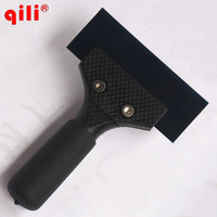 QILI QH-19 A+ quality Water Squeegee with Max Rubber imported materials Auto Scraper blades plastic 15cm handle  tendon scraper