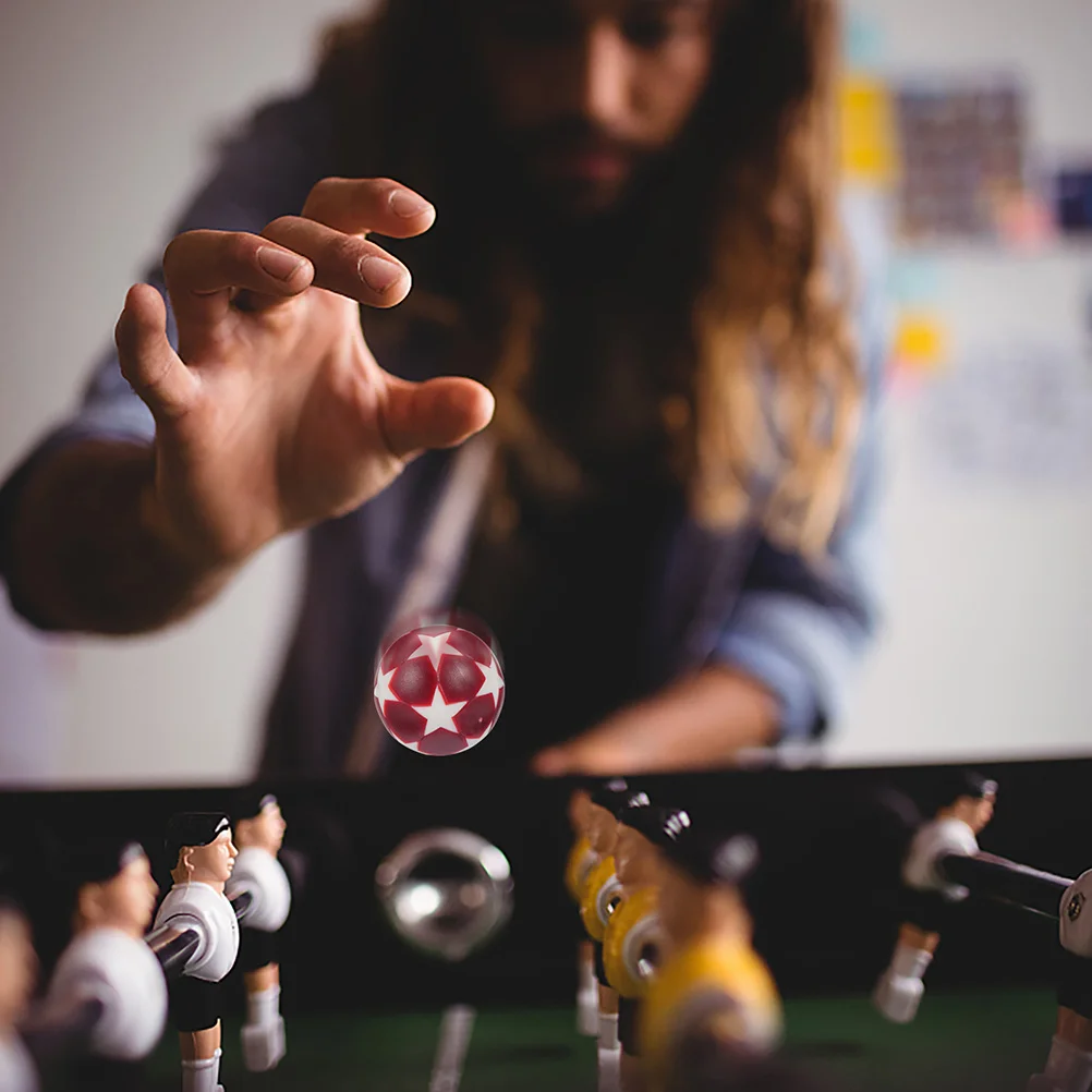 

12Pcs Premium Plastic Table Soccer Balls Durable Desktop Football Accessories for Home Office Gaming Foosball Toy