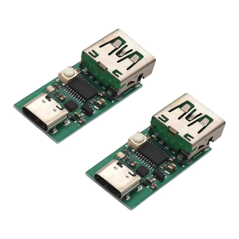 ZY12S 2.0/3.0 Trigger Module for USB-C Power Negotiation with 5.08mm Screw Terminals and USB-A Female Interface