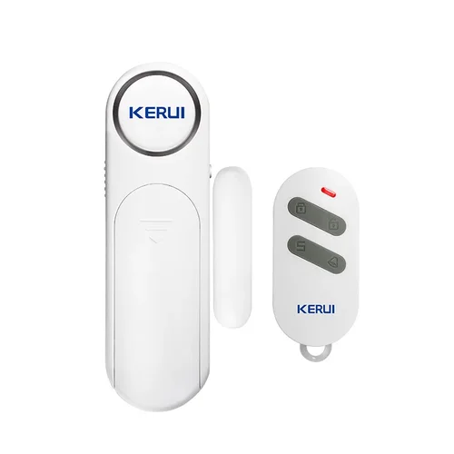 KERUI-alarma inalámbrica con Sensor de puerta y ventana, 300 pies, 120dB, Control remoto inteligente antirrobo para gabinete de niños, seguridad del hogar