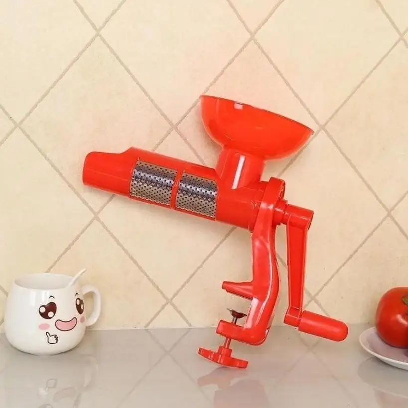 1 Pcs New Kitchen Gadgets Multi-function Hand-shake Safe Tomato Juice Producer Kitchen Home Cooking Appliances DIY Tomato Press
