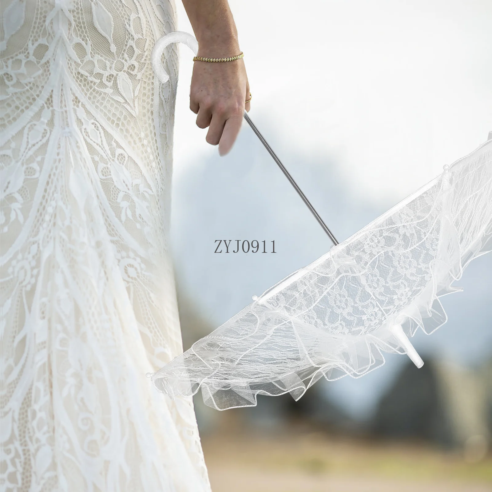 *Черный зонтик, свадебные украшения, прозрачные зонтики, высокое качество, вышивка, детский свадебный зонтик