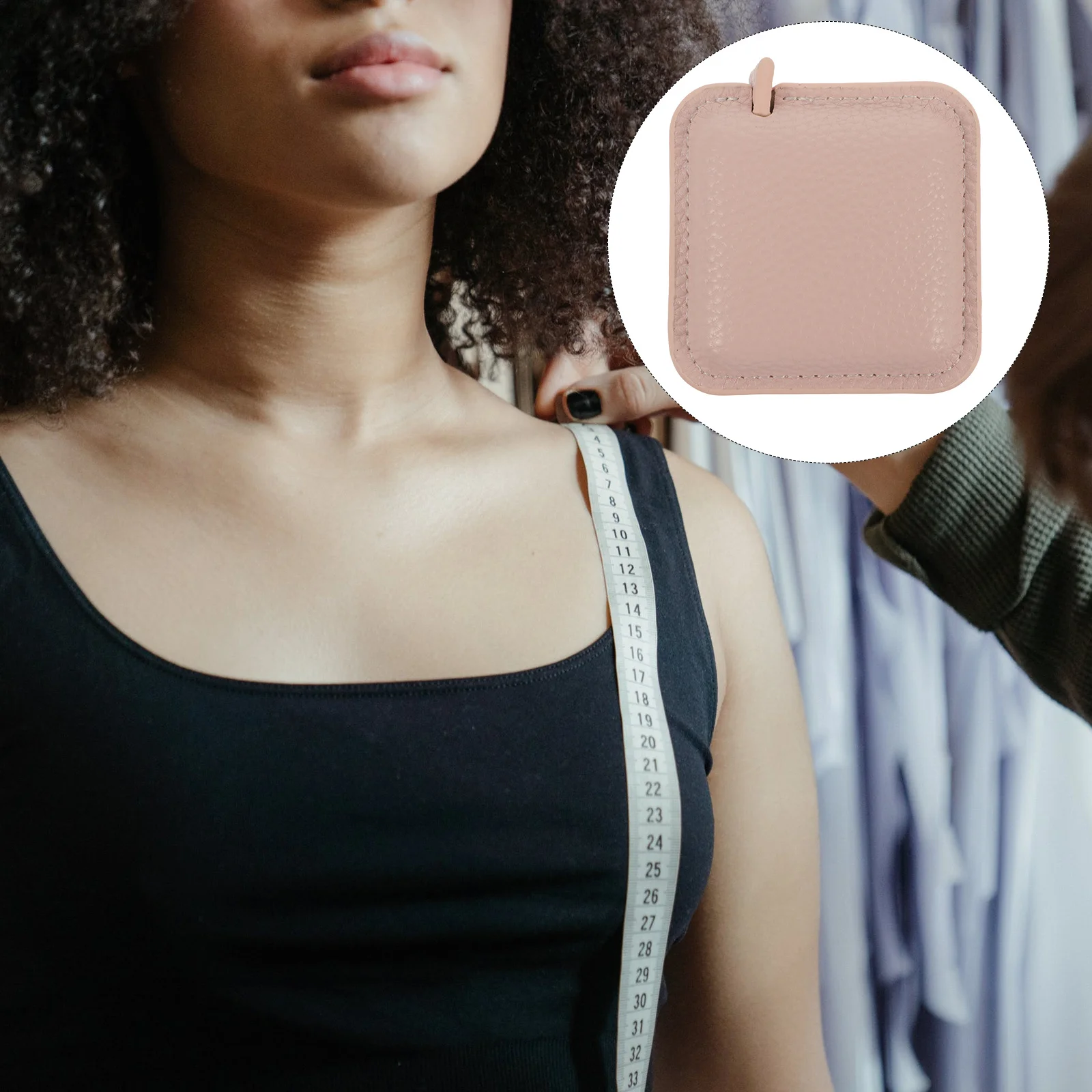 

PU Tape Measure Small Exquisite Easy Carry Clear Read Mini Size Double Sided Scale Durable Safe Long Time Use Tape Measure