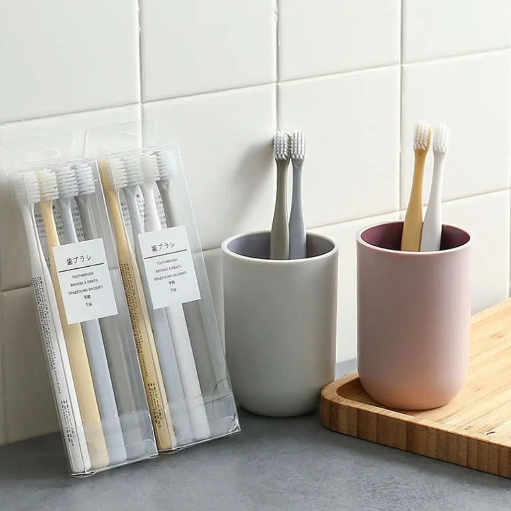 

8Pcs Inter-Dental Soft-bristled Toothbrush Deep Cleaning Family Pack Simple Toothbrush Japanese Style Gingival Sensitivity