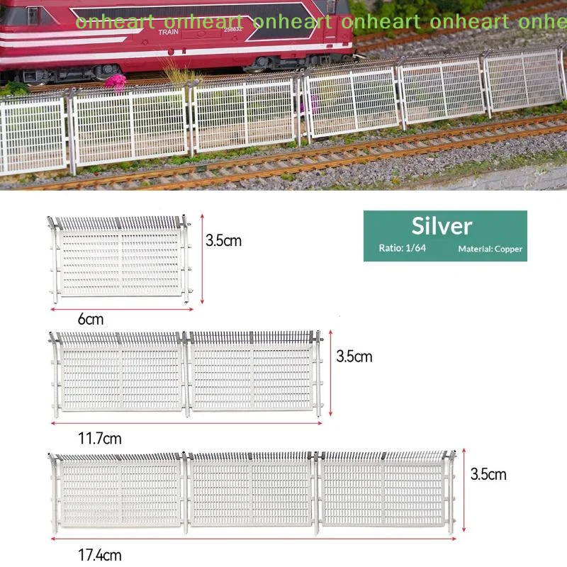 1/64 Miniature Fence Model Safety Net Barrier for DIY Model Train Layout Diorama Realistic Railway Scene Accessories for Hobby - view 2