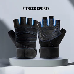 Weightlifting Gloves Men Women Four Seasons Gym Wrist Band Fitness Gloves Barbell Equipment Sports Cycling Non-Slip Gloves
