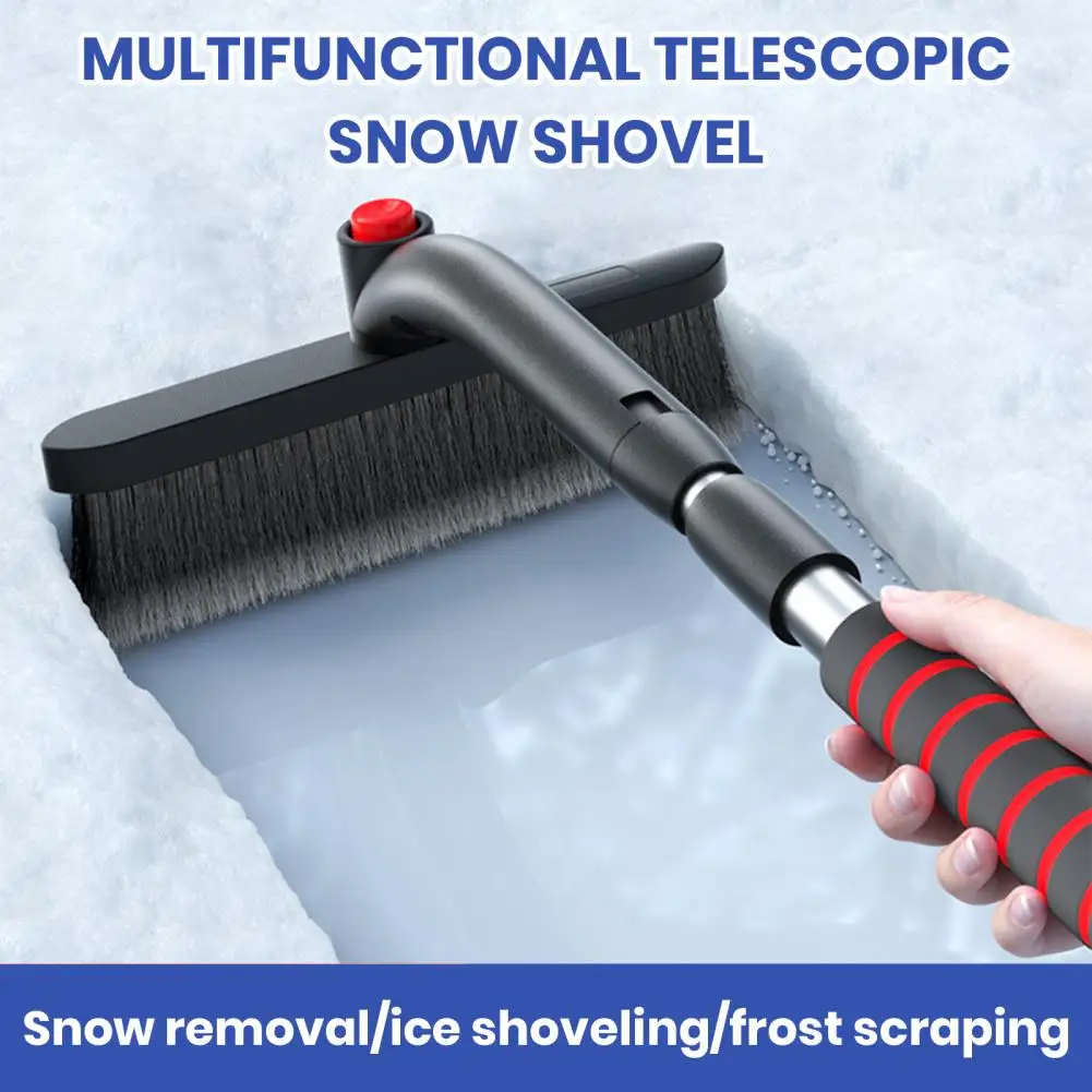 

Retractable Car Snow Brush Rotatable Car Snow Brush Retractable Long Handle Car Snow Brush Ice Scraper with Rotatable Eva Sponge