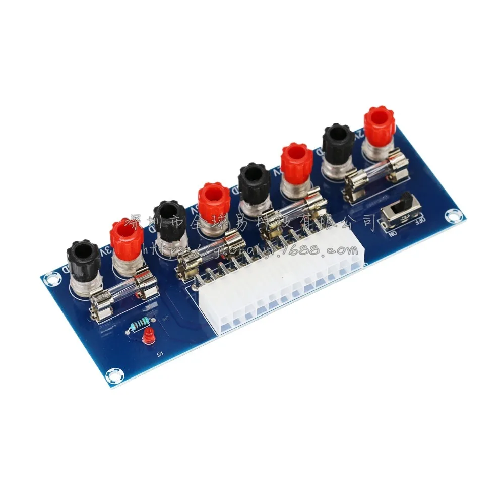 XH-M229 ATX Power Supply Adapter Board - Desktop PC Power Extraction Module with Terminal Blocks.  Easy Wiring.