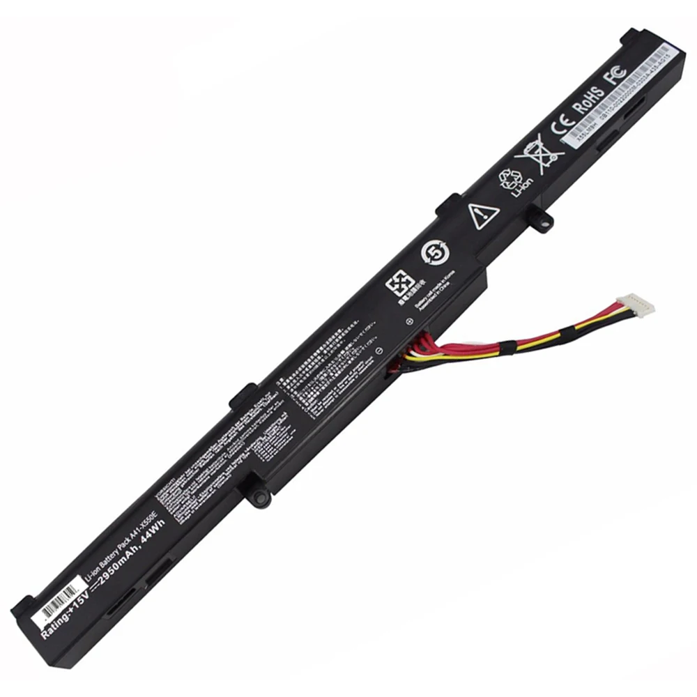 Imagem -06 - Bateria do Portátil A41-x550e 15v 2950mah para Asus X450e X450jf X550z X550za X751m X750j Série F751mj Novo Original