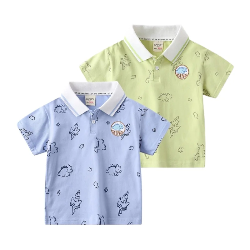 

Toddler Boys Polo T-shirts Kids Tops Tees Summer Children's Clothes