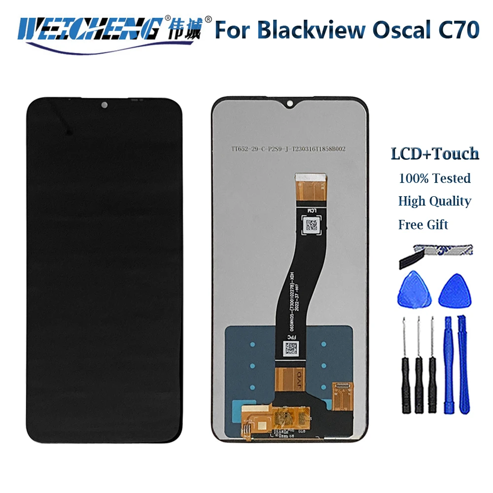 Originale per Blackview OSCAL C80 Display LCD per Blackview Oscal C20 C30 S70 S60 Pro C60 C70 S80 Tiger 12 Display LCD