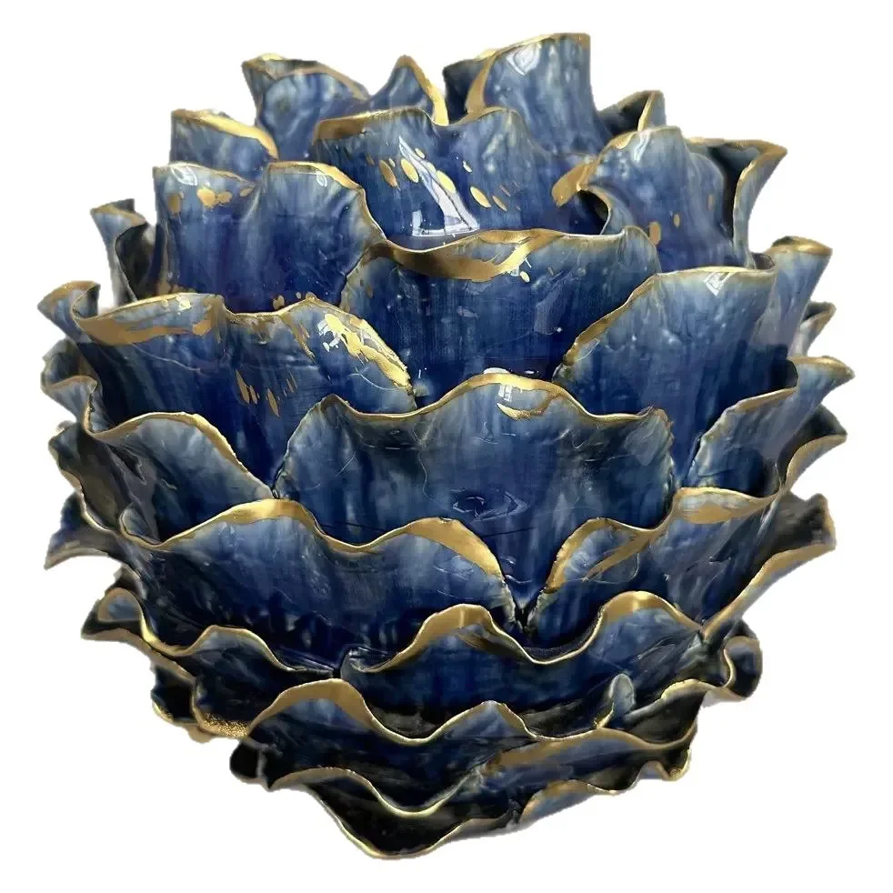 

Handmade creative ceramic flower vase Nordic home decoration flower arrangement driedornament