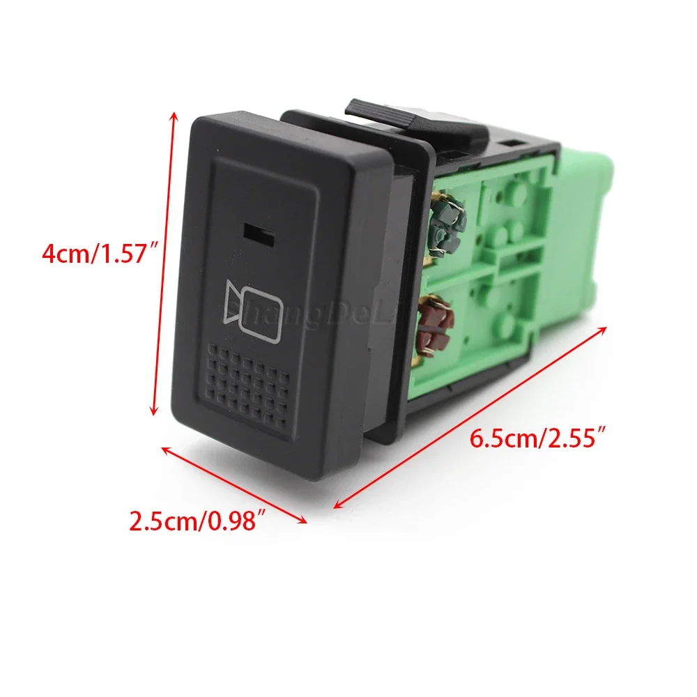 25*40mm Car LED Light Video Camera View Switch Button for Suzuki SX4 Swift Grand Vitara 2006 - 2011 2012 Accessories