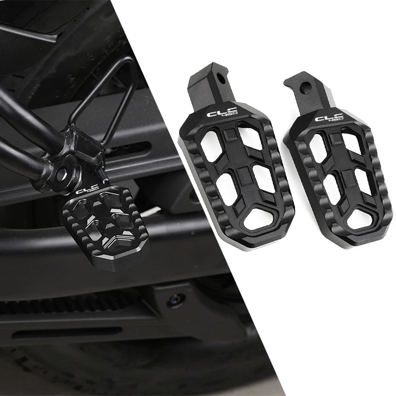 

NEW For CFMOTO CF MOTO 450CLC CLC450 CLC450 Motorcycle Accessories CNC Rear Foot Pegs Footrest Expandable Teeth Pedal Kit 800MT