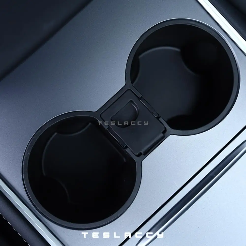 For Tesla Model Y  2021 2022 2023 2024 Water Cup Holder Center Console Accessories Non-slip Waterproof Non-toxic Odorless Car