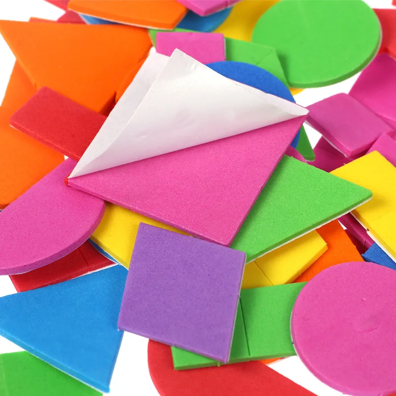 الأطفال الحرف اليدوية اللعب ثلاثية الأبعاد إيفا ملصقات ذاتية اللصق الكرتون الحيوان عدد ستار القلب مركبة الحرفية ملصق أطفال لتقوم بها بنفسك هدية TMZ